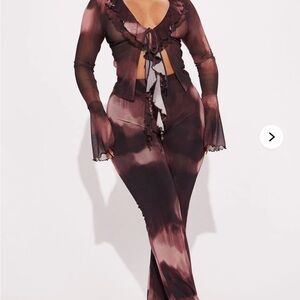 Fashion nova Chic Tie-Dye Two-Piece Set